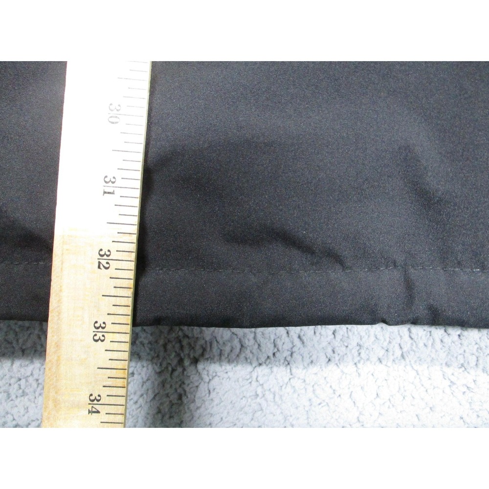 MSX By Michael Strahan Parka Mens XL Black Hooded Insulated Coat Water Resistant - Picture 9 of 10